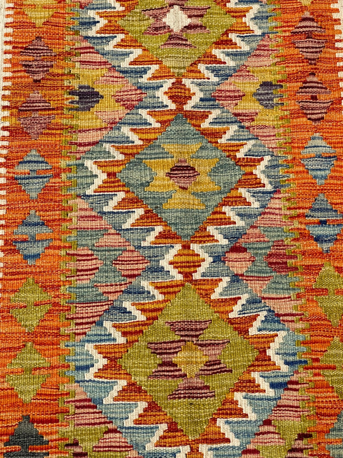 Hand Knotted Chobi Kilim Rug – 124x82cm