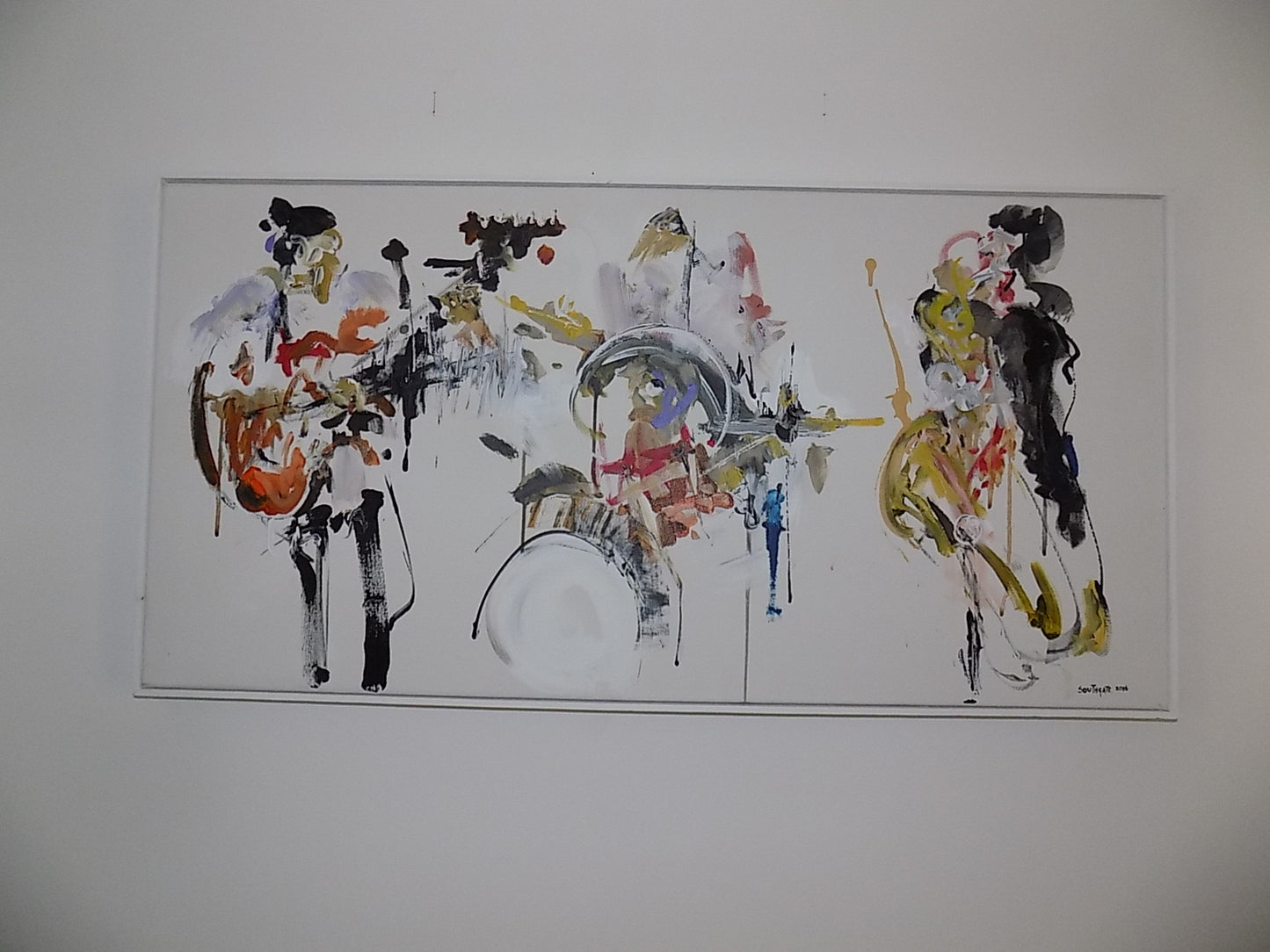 Original Gina Southgate Oil On Canvas  'Hot Beef Three' Signed