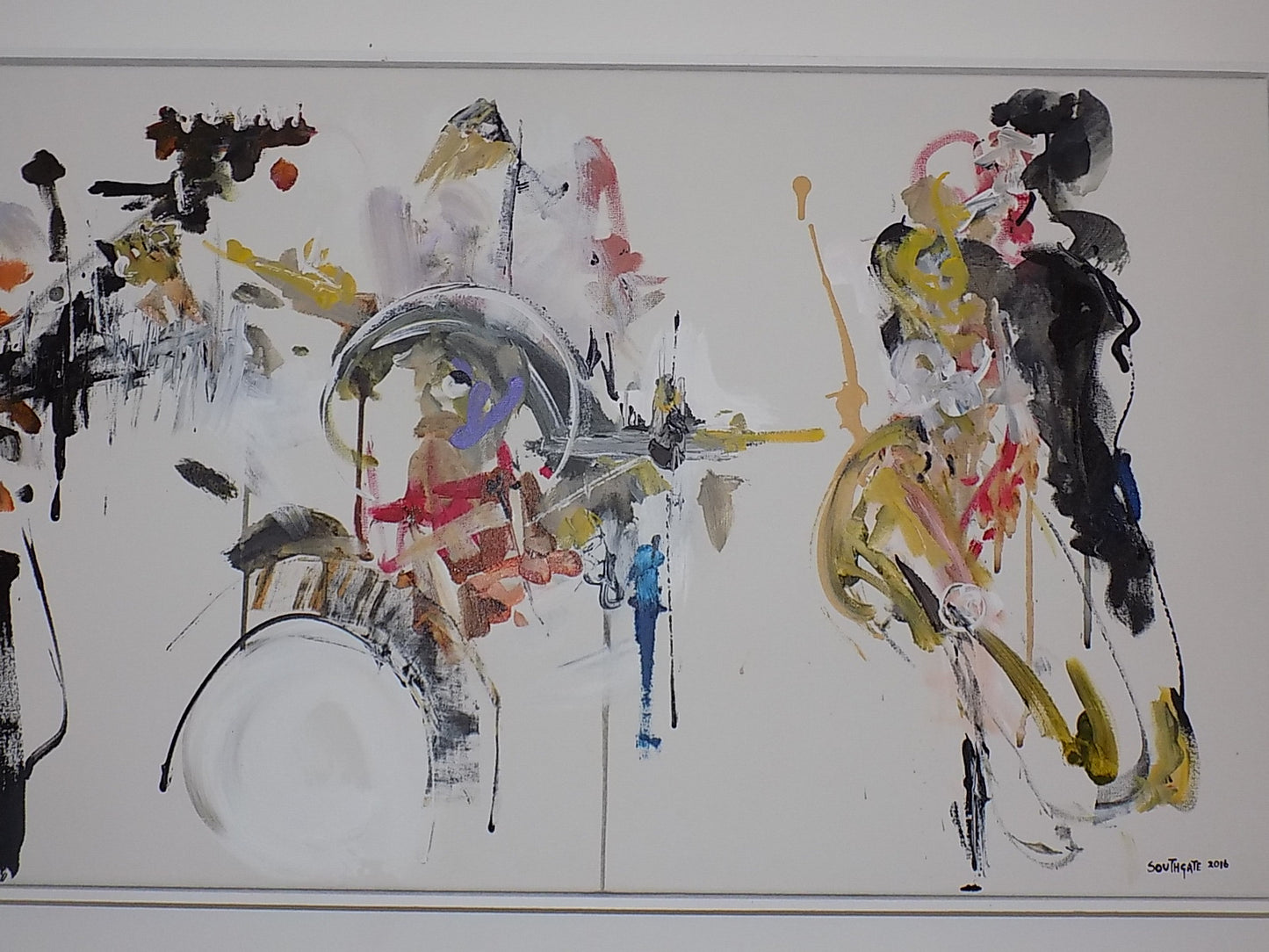 Original Gina Southgate Oil On Canvas  'Hot Beef Three' Signed