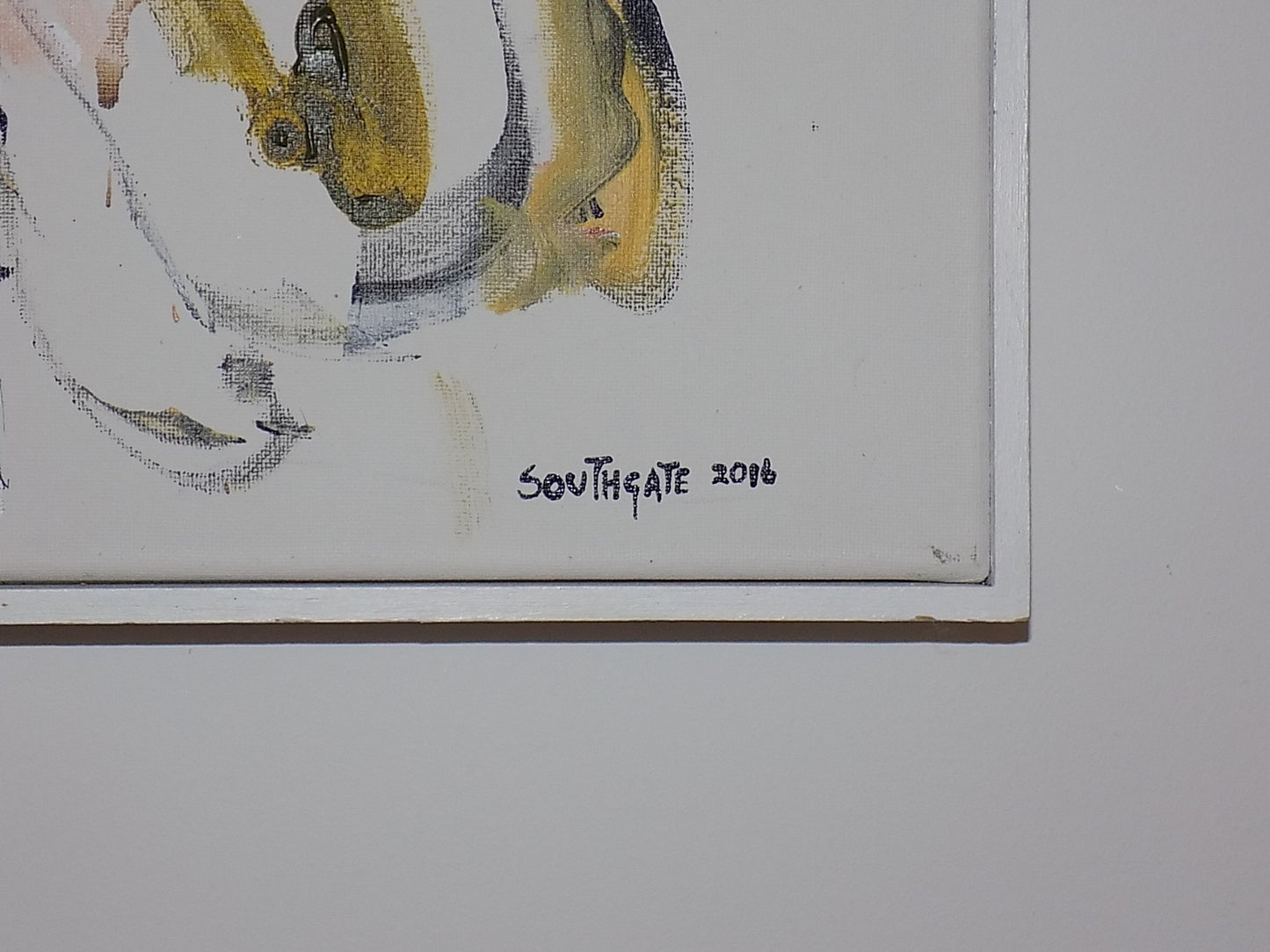 Original Gina Southgate Oil On Canvas  'Hot Beef Three' Signed