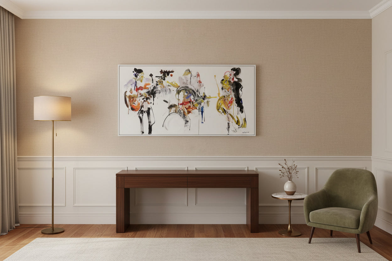 Original Gina Southgate Oil On Canvas  'Hot Beef Three' Signed