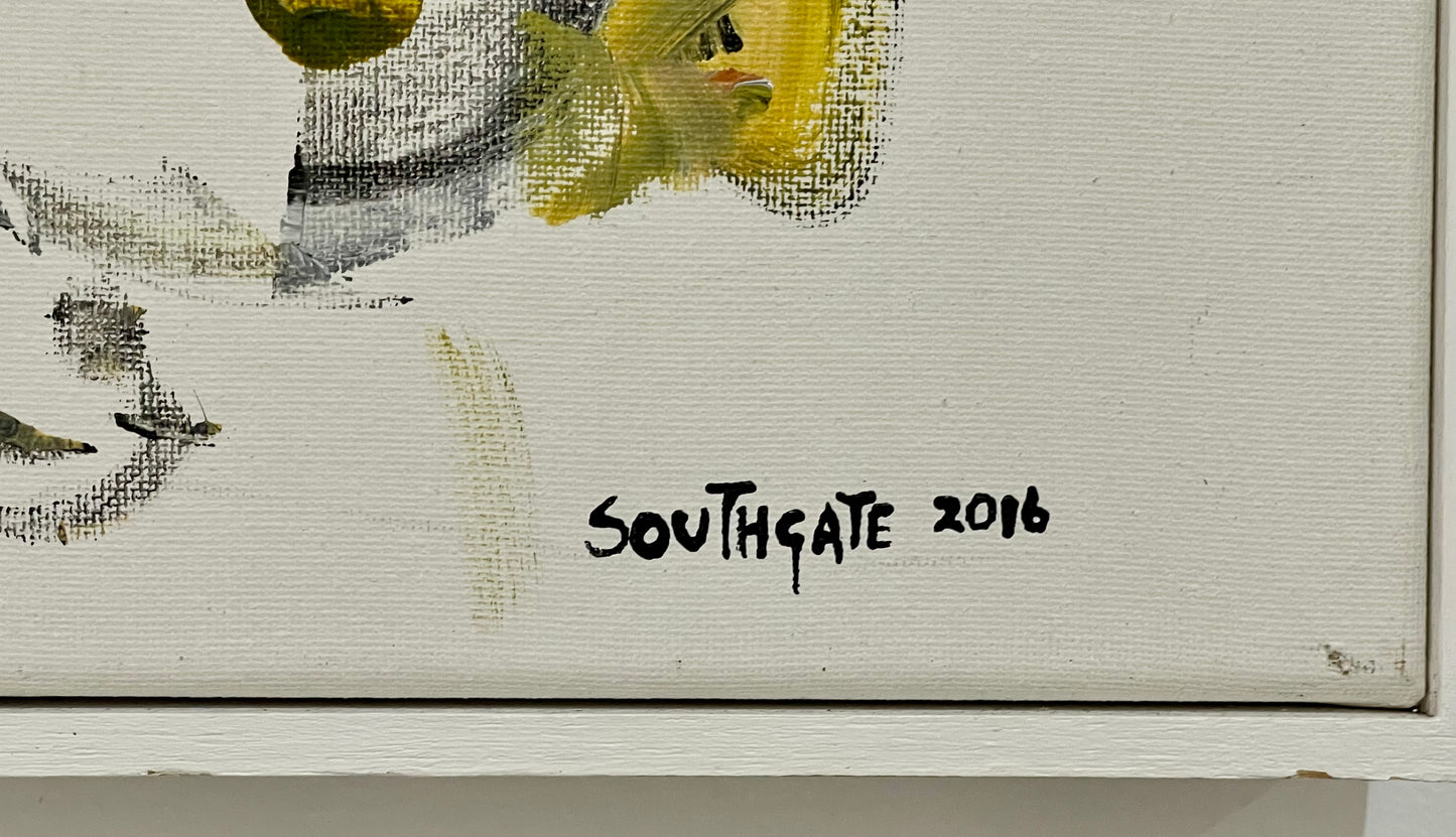 Original Gina Southgate Oil On Canvas  'Hot Beef Three' Signed