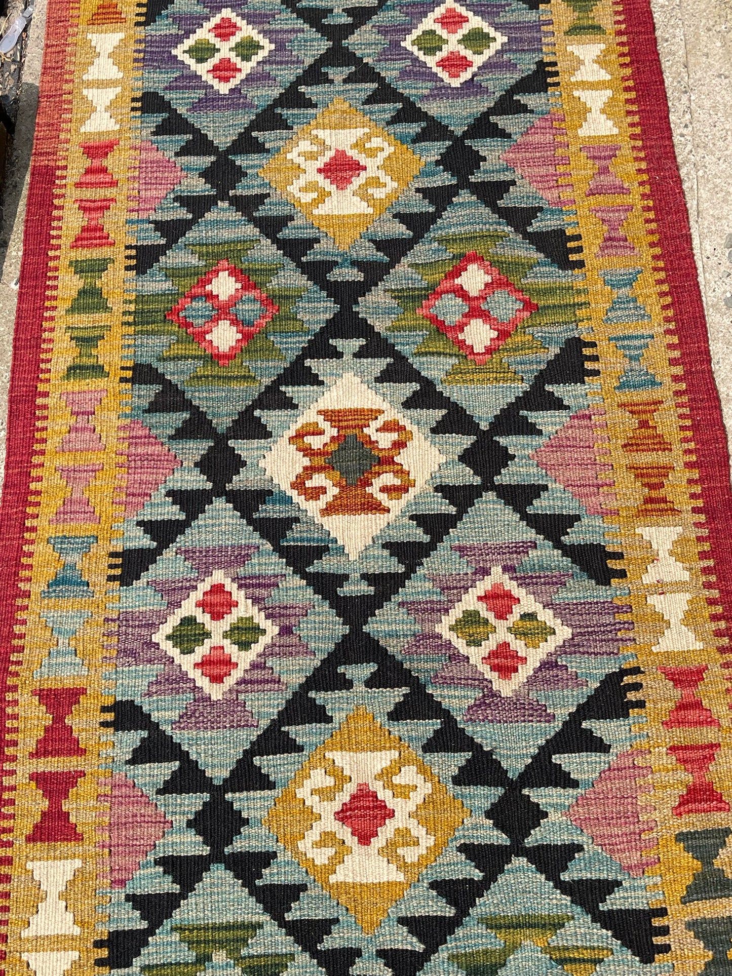 Maimana Kilim Runner – 295x81cm