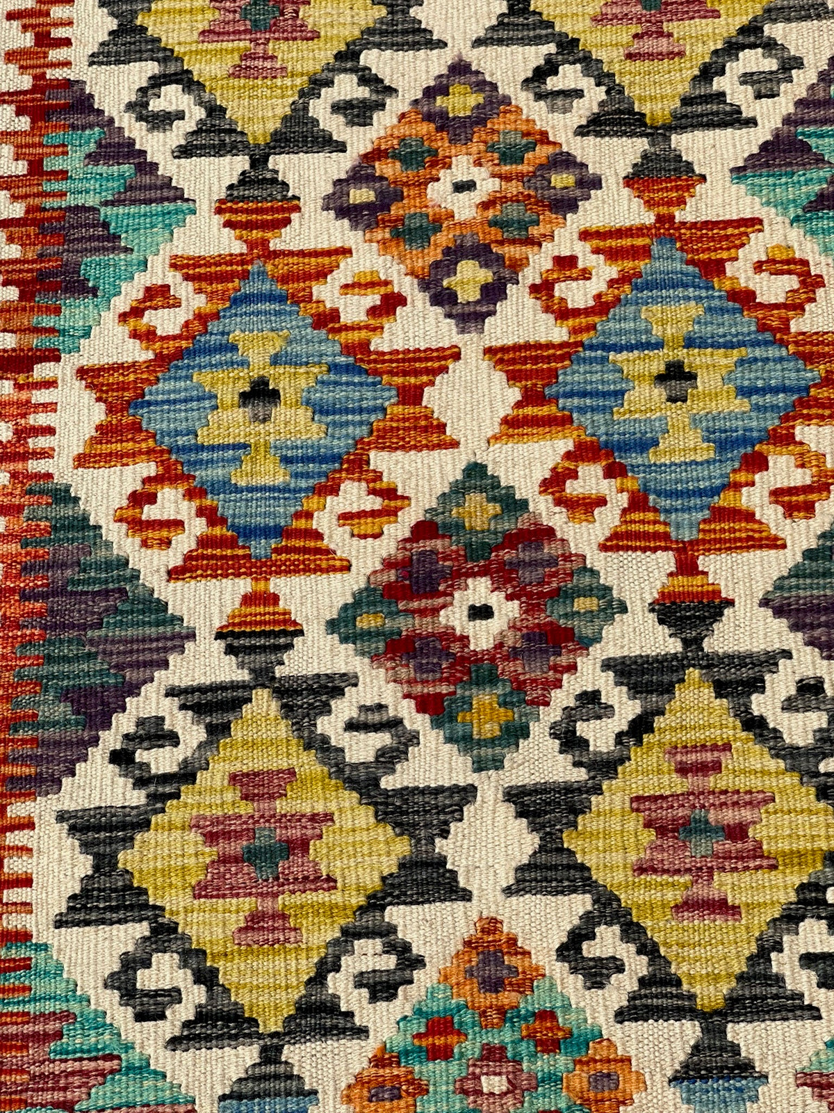 Hand Knotted Chobi Kilim Runner Rug 156 x 61cm
