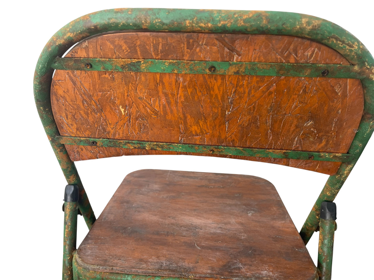 Pair of Vintage Painted Folding Chairs